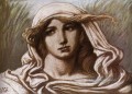 Kopf einer jungen Frau 1900 Symbolik Elihu Vedder